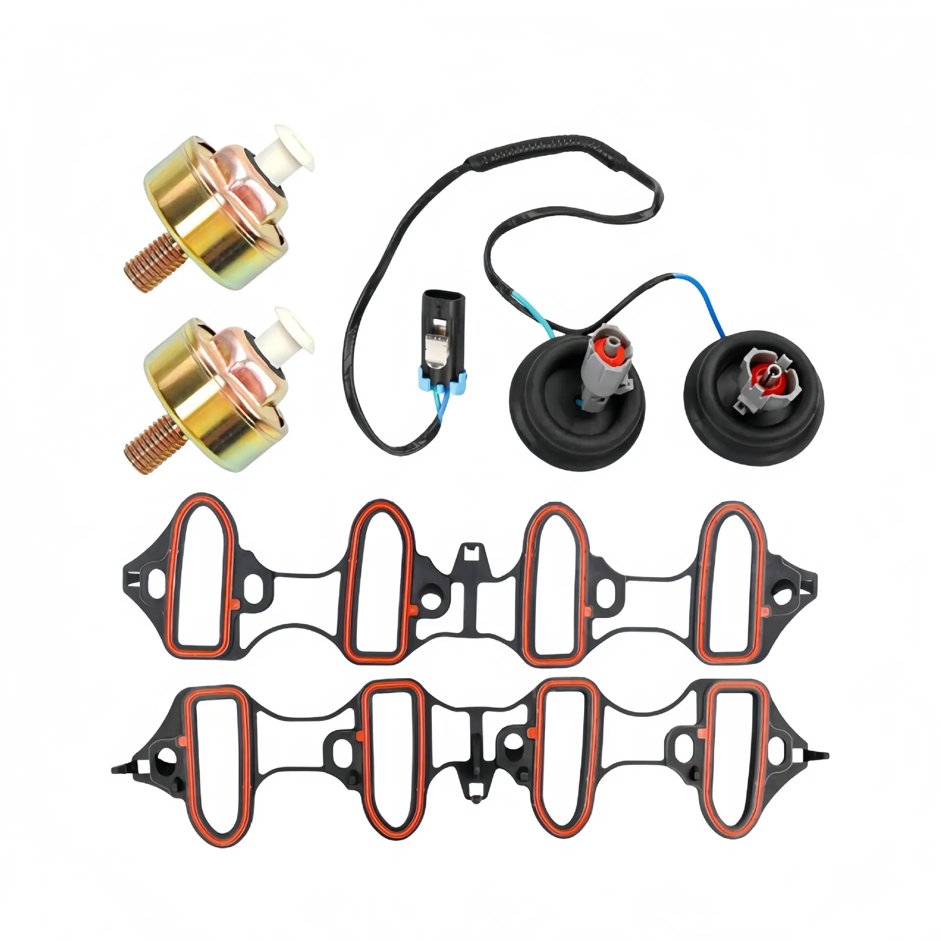 10456603 12575869 89060413 Detonation sensor wiring harness + automotive intake manifold gasket